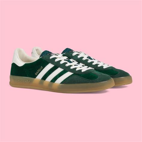 green gucci adidas gazelle